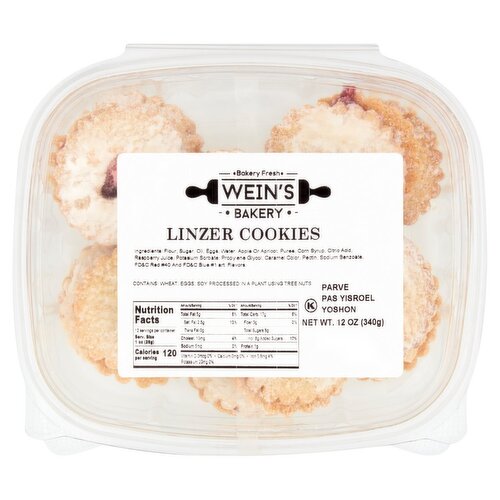 Wein's Bakery Linzer Cookies, 12 oz