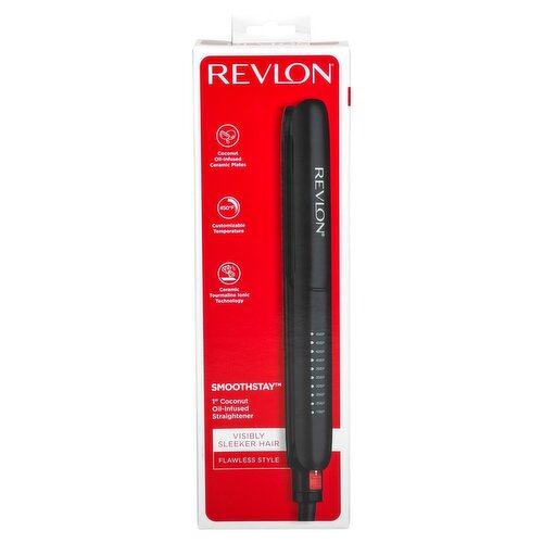 Revlon SmoothStay 1" Coconut Oil-Infused Straightener