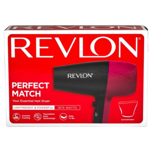 Revlon Perfect Match 1875 Watts Essential Hair Dryer