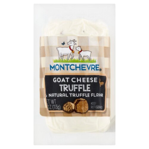 Montchevre Truffle Goat Cheese, 4 oz