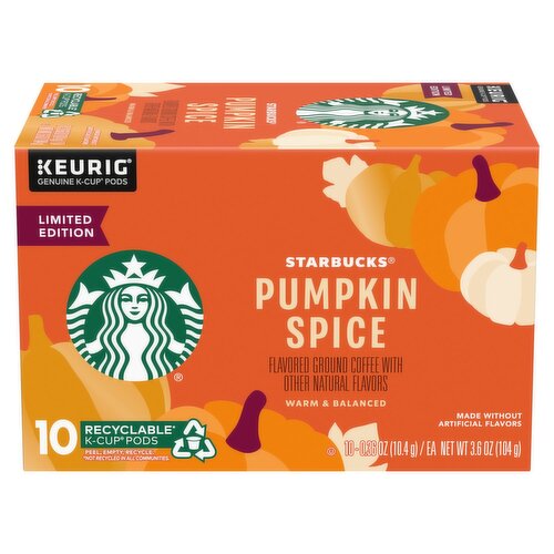 STARBUCK KCUP PUMPKIN, 3.6 oz