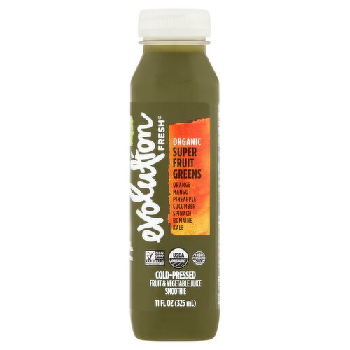 Evolution Fresh Organic Super Fruit Greens Cold-Pressed Fruit & Vegetable Juice Smoothie, 11 fl oz