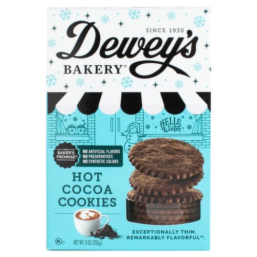 Dewey's Bakery Hot Cocoa Cookies Limited Edition, 68 count, 9 oz