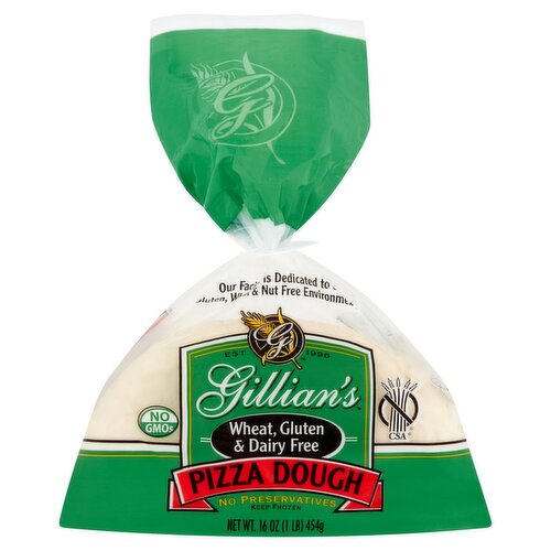 Gillian's Wheat, Gluten & Dairy Free Pizza Dough, 16 oz