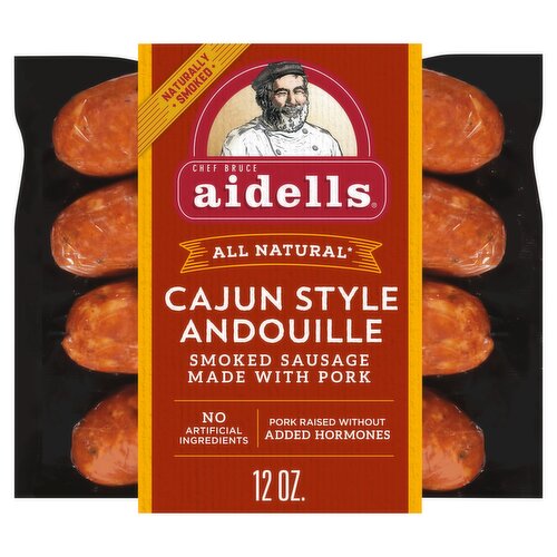Chef Bruce Aidells Cajun Style Andouille Smoked Sausage, 12 oz
