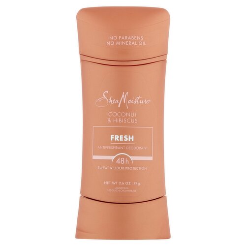 Shea Moisture Coconut & Hibiscus Fresh Antiperspirant Deodorant, 2.6 oz