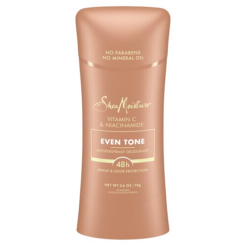 SheaMoisture Vitamin C & Niacinamide Even Tone Antiperspirant Deodorant, 2.6 oz