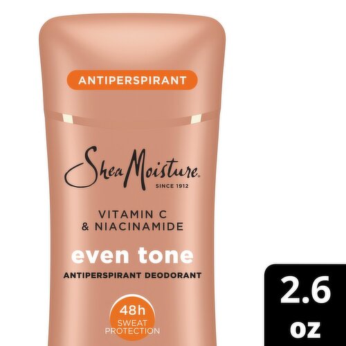 SheaMoisture Vitamin C & Niacinamide Even Tone Antiperspirant Deodorant, 2.6 oz