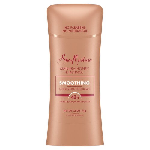 Shea Moisture Manuka Honey & Retinol Smoothing Antiperspirant Deodorant, 2.6 oz