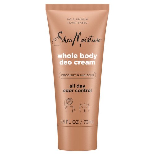 SheaMoisture Coconut & Hibiscus Whole Body Deo Cream, 2.5 fl oz