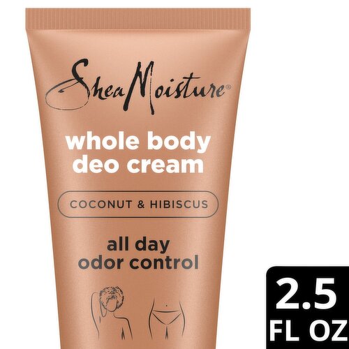 SheaMoisture Coconut & Hibiscus Whole Body Deo Cream, 2.5 fl oz