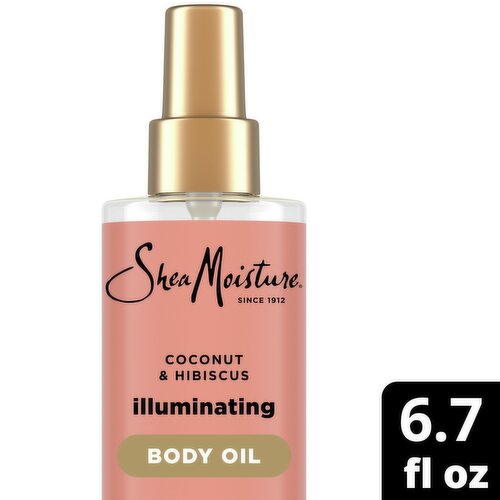 SheaMoisture Coconut & Hibiscus Illuminating Body Oil, 6.7 fl oz