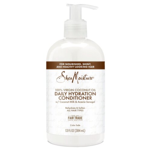 Shea Moisture 100% Virgin Coconut Oil Daily Hydration Conditioner, 13 fl oz