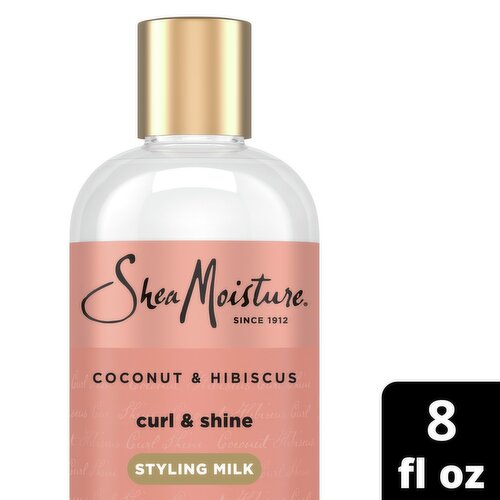 SheaMoisture Coconut & Hibiscus Curl & Shine Styling Milk, 8 fl oz