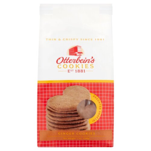 Otterbein's Cookies Ginger Cookies, 7 oz