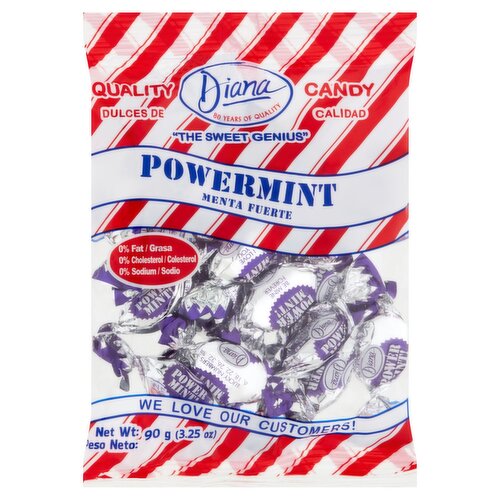 Diana Powermint Quality Candy, 3.25 oz