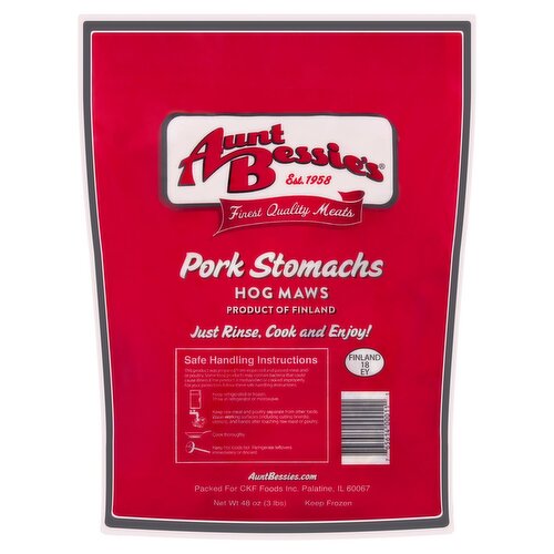 Aunt Bessie's Hog Maws Pork Stomachs, 48 oz
