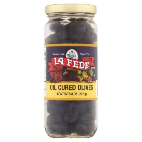 La Fede Oil Cured Olives, 8 oz