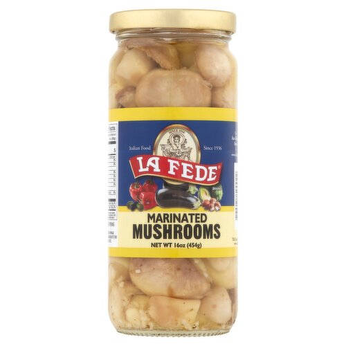 La Fede Marinated Mushroom, 16 oz