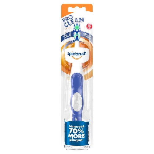 Spinbrush Pro Clean Medium Bristles Powered Toothbrush