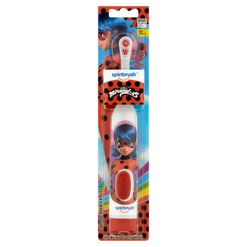 Spinbrush Miraculous Ladybug Soft Powered Toothbrush