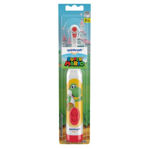 Spinbrush Super Mario Soft Powered Toothbrush