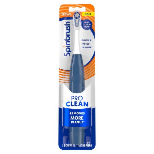 Spinbrush Soft Pro Clean Powered Toothbrush, 1 count