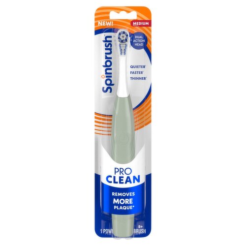 Spinbrush Medium Pro Clean Powered Toothbrush, 1 count