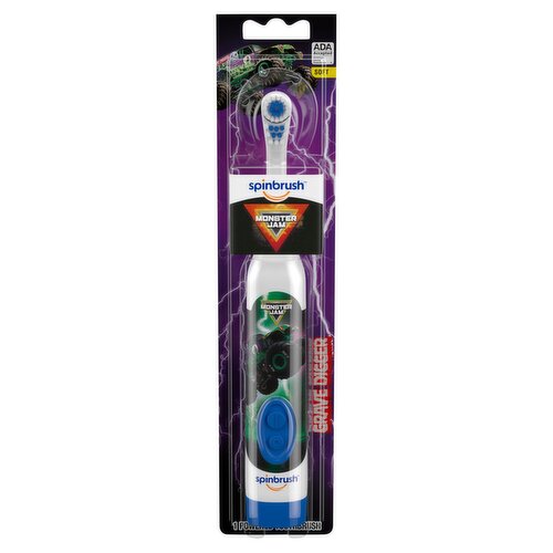 Spinbrush Soft Monster Jam Powered Toothbrush, 1 count