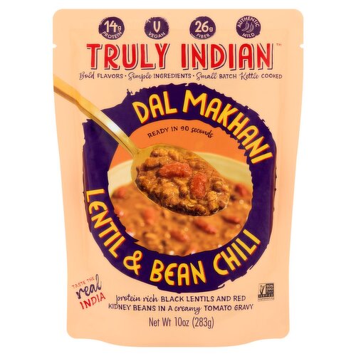 Truly Indian Lentil & Bean Chili Dal Makhani, 10 oz