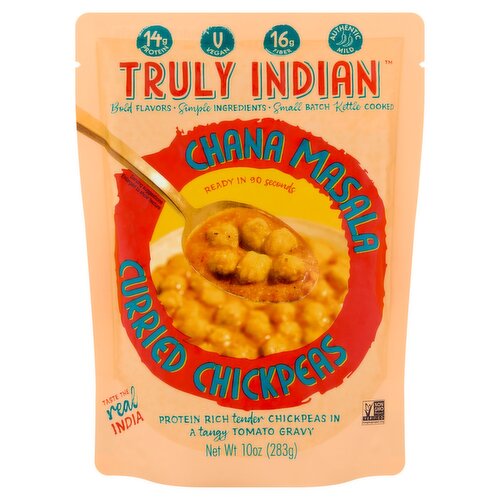 Truly Indian Curried Chickpeas Chana Masala, 10 oz