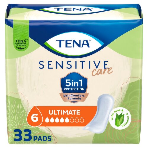 Tena Senstive Care Ultimate Pads, 33 count