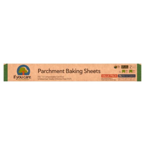 If You Care Parchment Baking Sheets Value Pack, 36 count