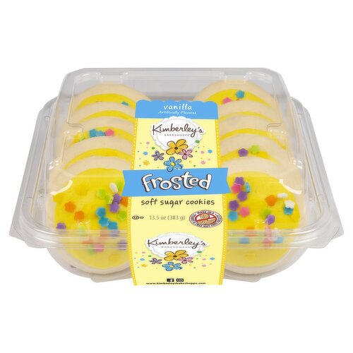 Kimberley's Bakeshoppe Vanilla Frosted Soft Sugar Cookies, 13.5 oz