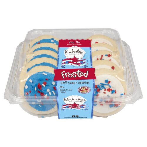 Kimberley's Bakeshoppe Vanilla Frosted Soft Sugar Cookies, 13.5 oz