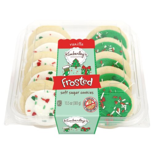 Kimberley's Bakeshoppe Vanilla Frosed Soft Sugar Cookies, 13.5 oz