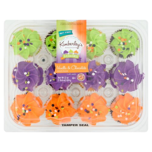 Kimberley's Bakeshoppe Vanilla & Chocolate Cupcakes, 22 oz