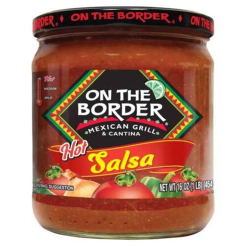 On The Border Mexican Grill & Cantina Hot Salsa, 16 oz