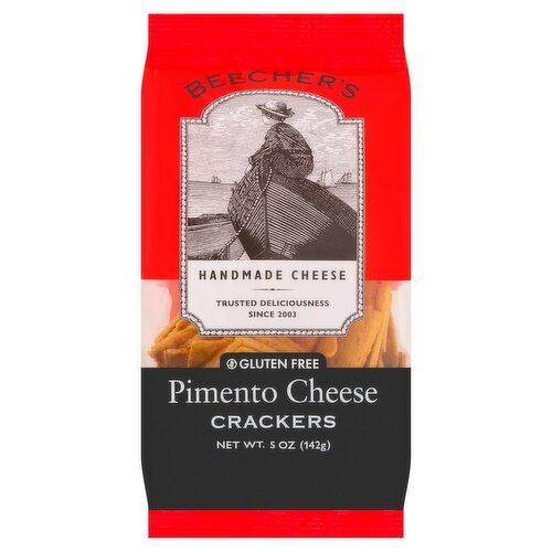 Beecher's Pimento Handmade Cheese Crackers, 5 oz