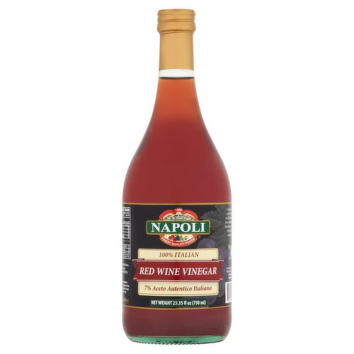 Napoli 100% Italian Red Wine Vinegar, 23.35 fl oz