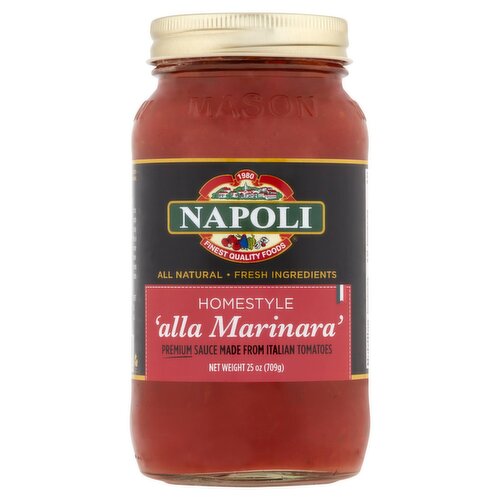 Napoli Homestyle Alla Marinara Sauce, 25 oz