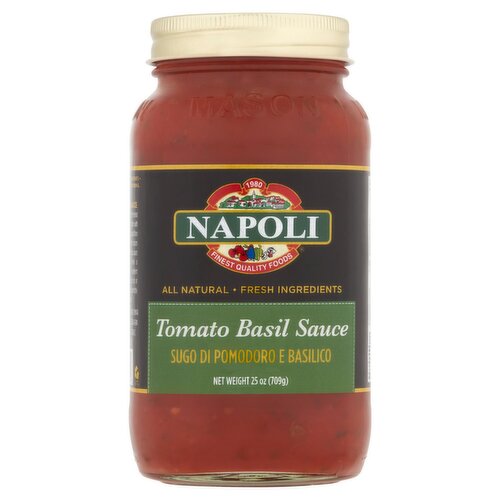 Napoli Tomato Basil Sauce, 25 oz