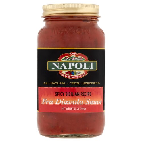 Napoli Spicy Sicilian Recipe Fra Diavolo Sauce, 25 oz