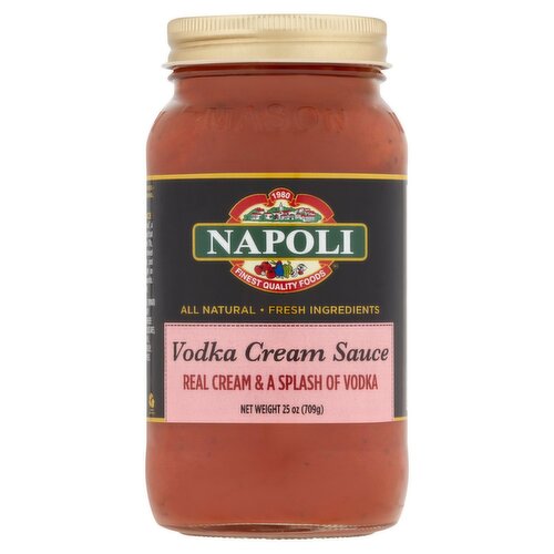 Napoli Vodka Cream Sauce, 25 oz