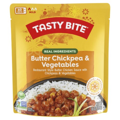 Tasty Bite Butter Chickpea & Vegetables, 10 oz