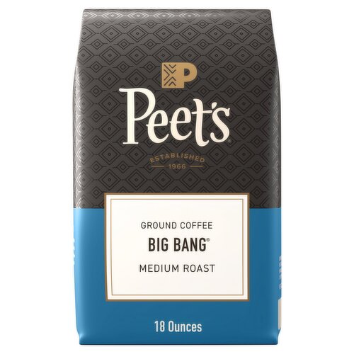 Peet's Big Bang Medium Roast Ground Coffee, 18 oz