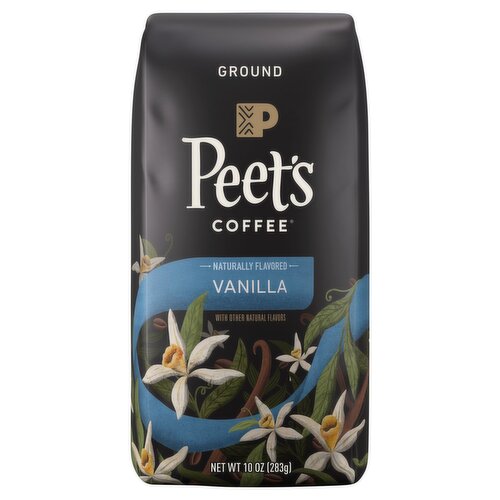 Peet's Coffee Vanilla Ground Coffee, 10 oz