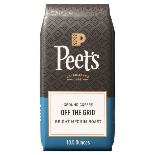 Peet's Off the Grid Bright Medium Roast Ground Coffee, 10.5 oz