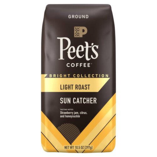 Peet's Coffee Bright Collection Light Roast Sun Catcher Ground Coffee, 10.5 oz