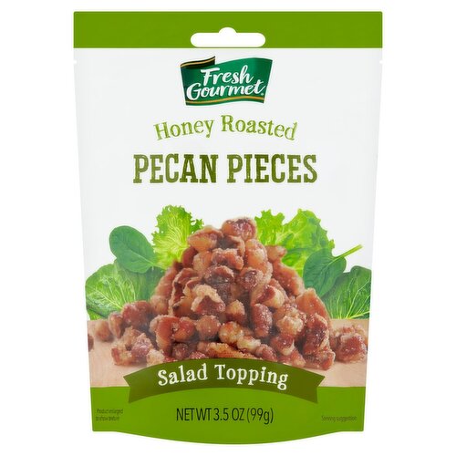 Fresh Gourmet Honey Roasted Pecan Pieces Salad Topping, 3.5 oz